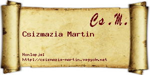 Csizmazia Martin névjegykártya